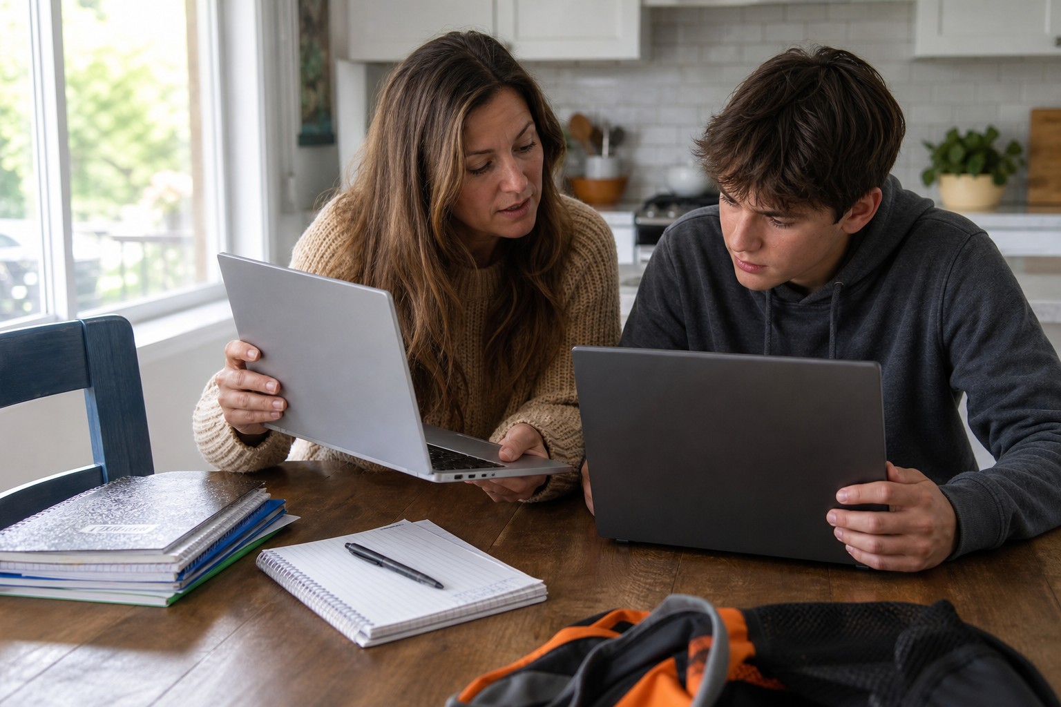 A realistic everyday back-to-school laptop shopping scenario