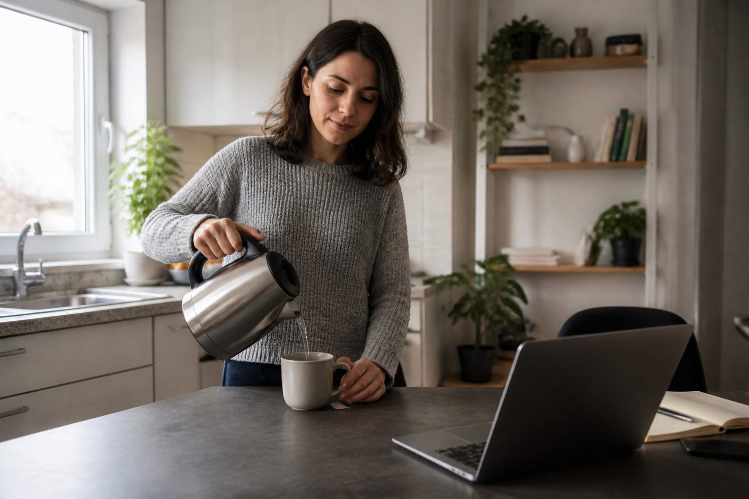 Everyday scene related to electric kettle