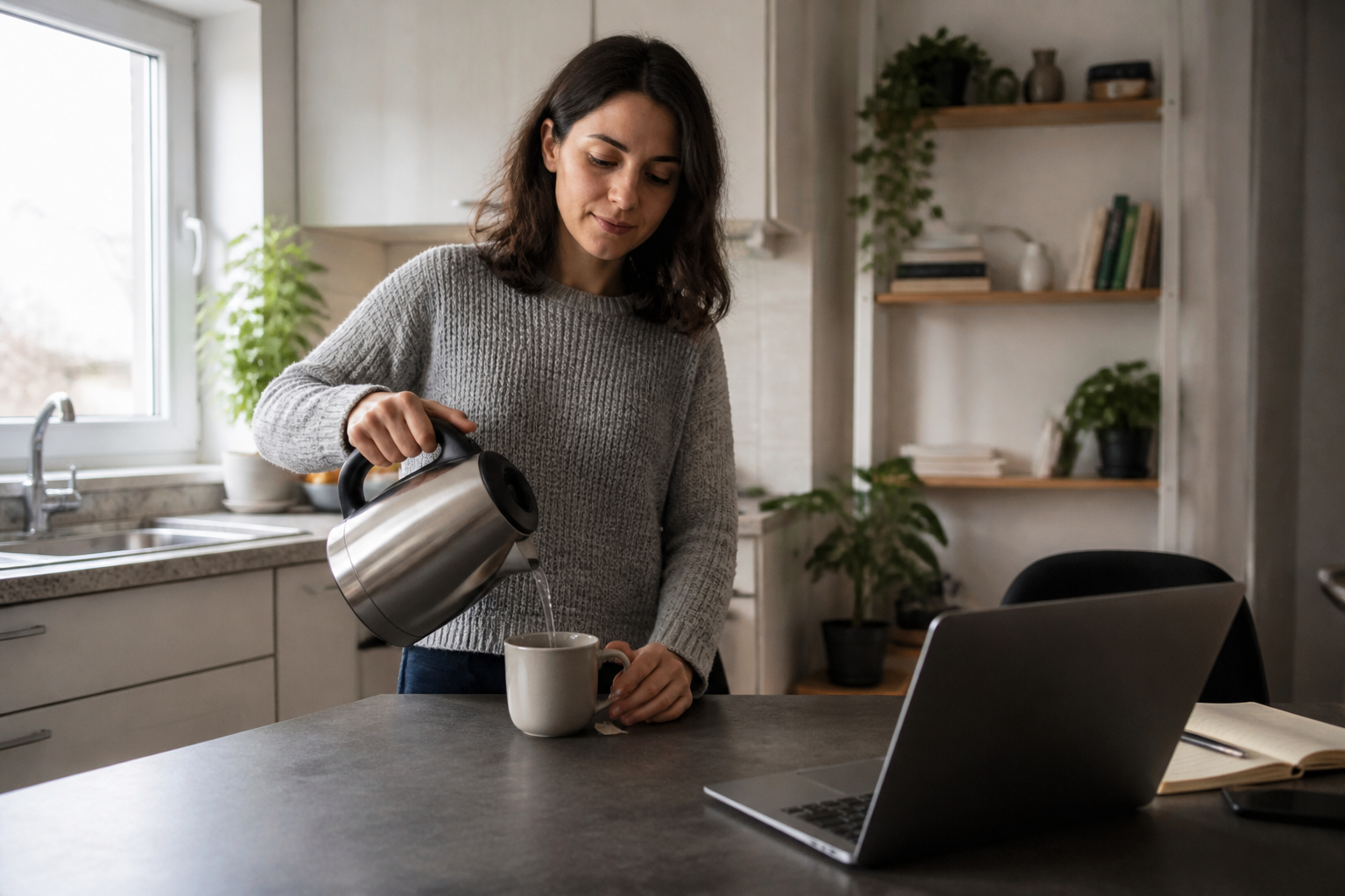 Everyday scene related to electric kettle
