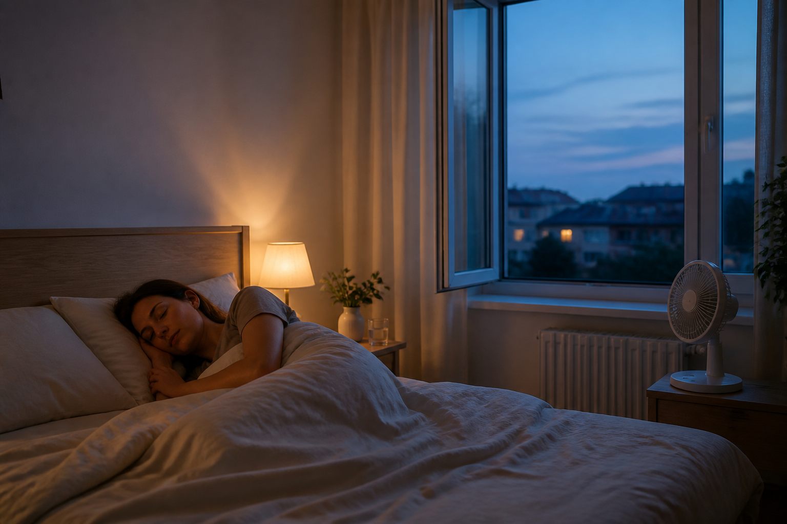 A realistic everyday bedroom fan shopping scenario