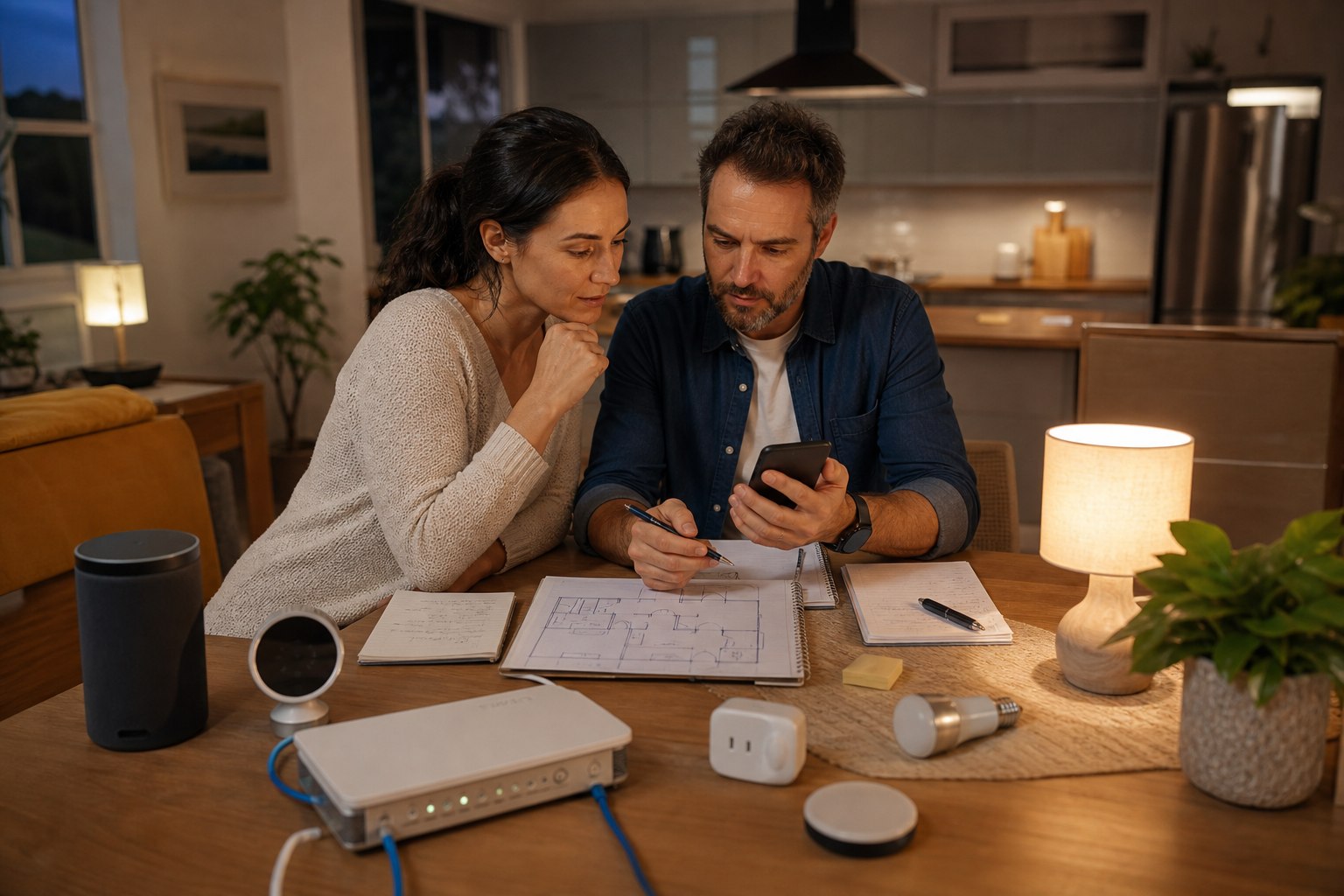 A realistic everyday smart-home devices before IFA 2026 shopping scenario