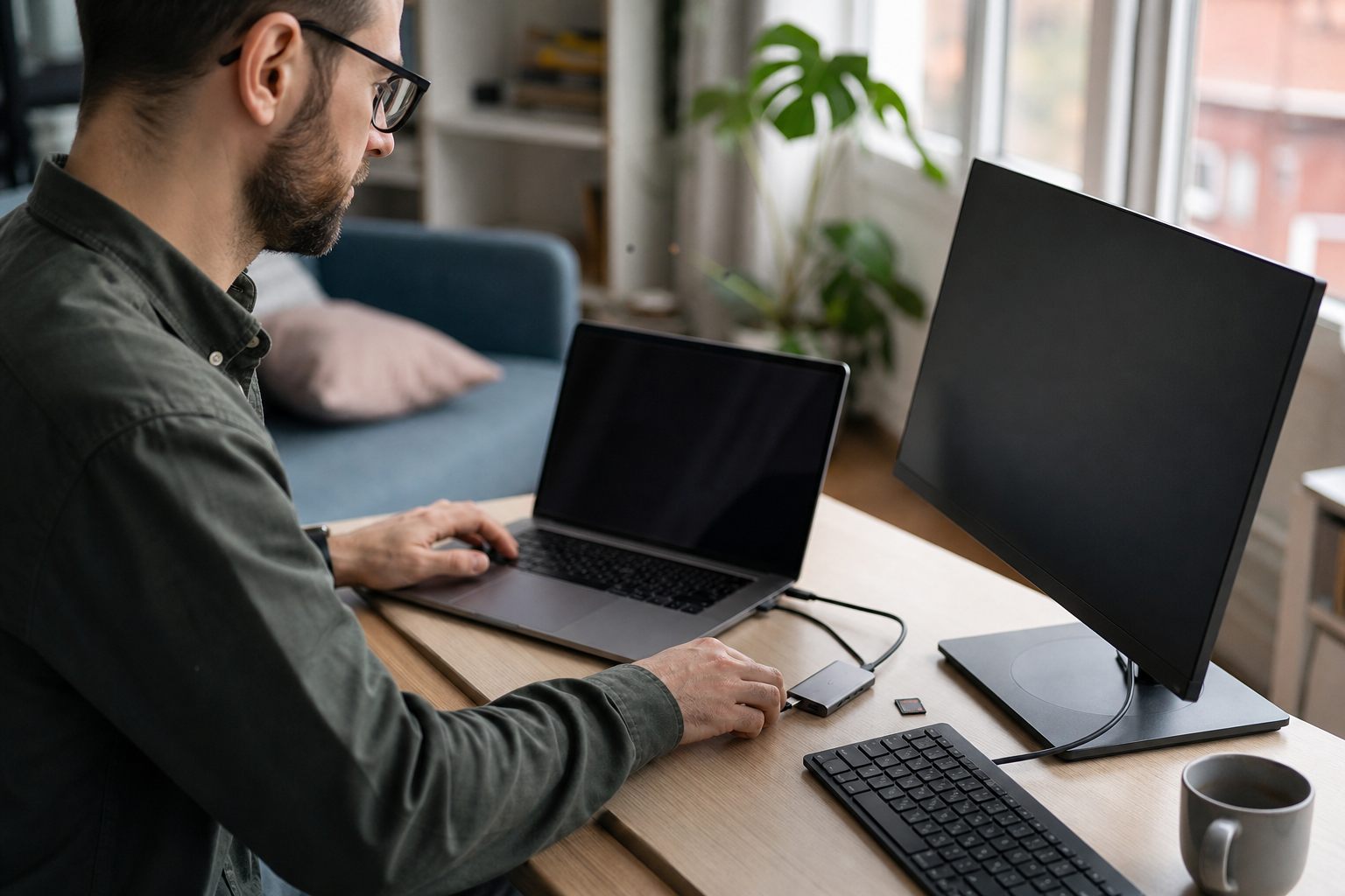 Everyday scene related to USB-C hub
