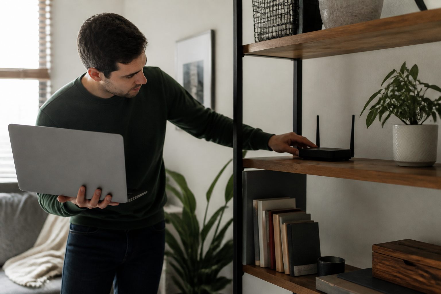 A realistic everyday Wi-Fi router shopping scenario
